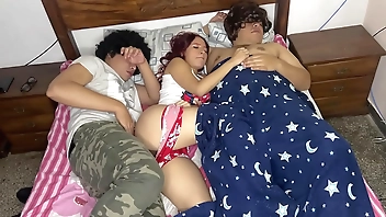 I feel like my girlfriend's friend is fucking her next to me when we share a bedroom out of necessity NTR