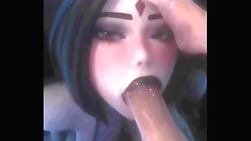 Raven's Night Out - Teen Titans Raven Hentai Compilation