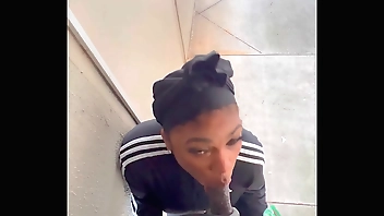 Playboy Chachi Sucks Gibby The Clowns Dick Outside Of College Football Stadium