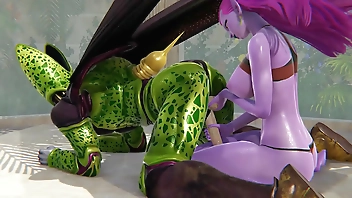 Dragon Ball - Cocotte gets penetrated by Cell