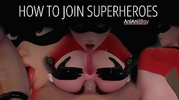 How to join superheroes - super MILF sex