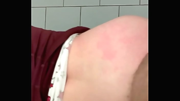 Went into the airport bathroom with SugarNadya, stripped her and fucked her hard, CUM all over her ass