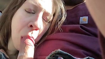 Sucking the cum out