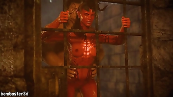 Karlach fucks with Halsin