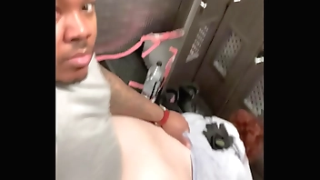 Big Booty White Girl Fucked In Gym Locker Room Almost Caught