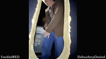 I sucked a stranger's big dick at a glory hole!