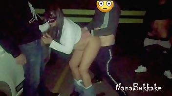 NanaBukkake - Desconhecidos fizeram fila na praça pra me comer e, gozar na minha boca- Trailer 2