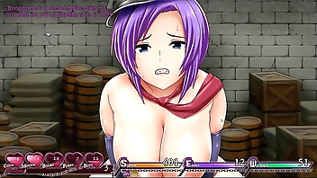 Karryn's Prison [RPG Hentai game] Ep.2 Helping the innmates to release their loads cum on huge warden breasts