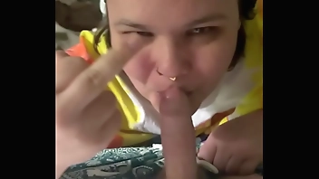 Surprise Throatpie! He Instantly Cums from being Deepthroated! Funny Premature Amateur Moment! Prejac Gets Flipped Off