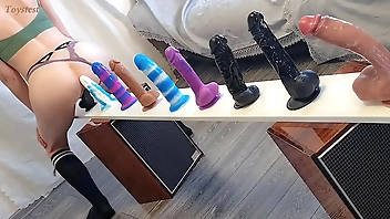 Choosing the Best of the Best! Doing a New Challenge Different Dildos Test (with Bright Orgasm at the end Of course)