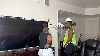 Construction Worker Whore Kendale Give His Client A BBC While On The Job