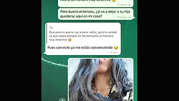 I had a hot whatsapp chat with my best friend's stepdad and we ended up fucking - Tara Rico