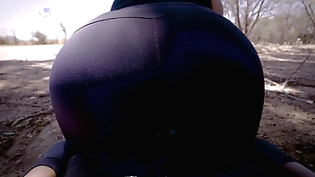 Rough ANAL Makes her Scream - Sammy the Runner in Tight Leggings Fucked