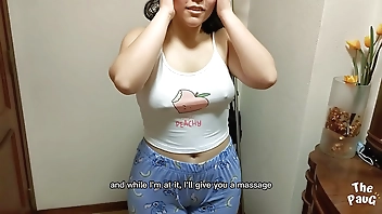 Thick ass neighbor gets an all-inclusive massage