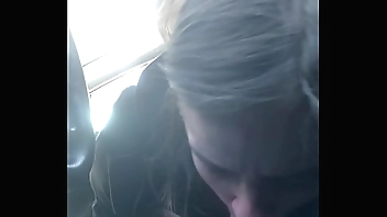 Lesbian bestfriend gives me road head til drinks it